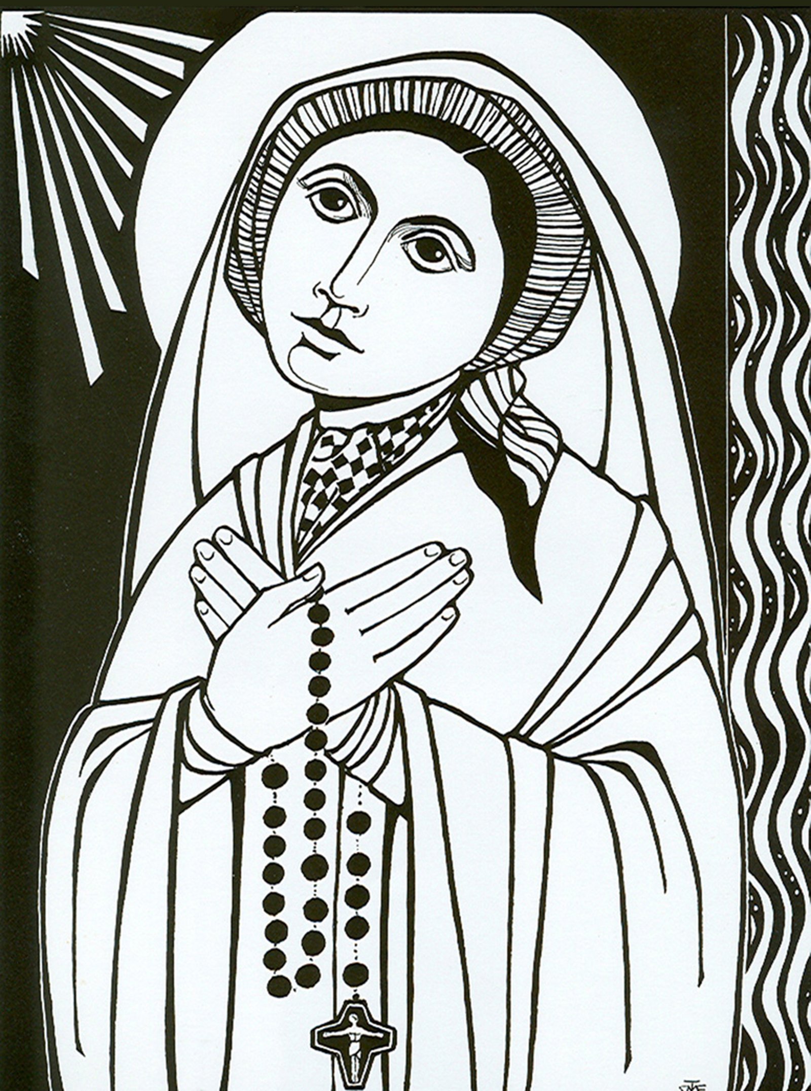 Saint Bernadette of Lourdes
